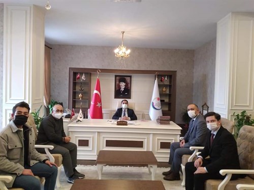 KAYMAKAMIMIZ SAYIN EŞREF AKÇA'YA  MAKAMINDA ZİYARET 